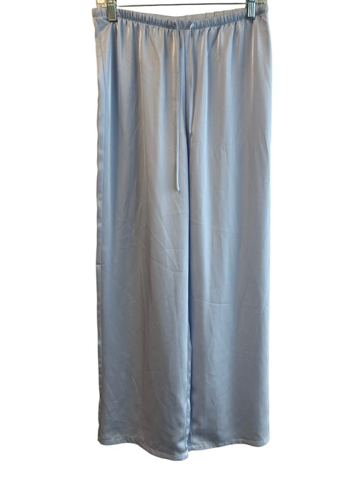 Sunday best Size S Light Blue Polyester Elastic Drawstring Waist High Rise Pants Light Blue / S