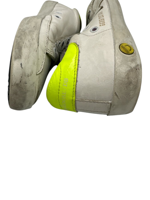 Golden Goose Shoe Size 37 White & yellow Leather Lace Up Star Low Top Sneakers White & yellow / 37