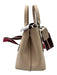 Longchamp Light Pink Leather Silver Hardware Toggle Clasp Top Handles Bag Light Pink / S