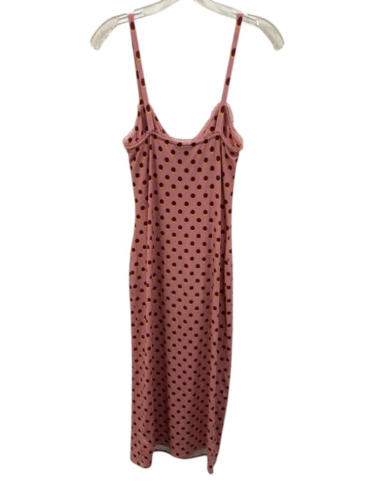 Reformation Size 4 Pink, Red, Yellow Lyocell & Spandex Spaghetti Strap Dress Pink, Red, Yellow / 4