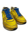 Golden Goose Shoe Size 36 Yellow, Gold, Blue Synthetic Lace Up Athletic Sneakers Yellow, Gold, Blue / 36