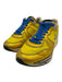 Golden Goose Shoe Size 36 Yellow, Gold, Blue Synthetic Lace Up Athletic Sneakers Yellow, Gold, Blue / 36