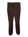 Zara Size XS Brown Cotton & Polyester Zip Up Flap Pocket High Rise Pant Set Brown / XS