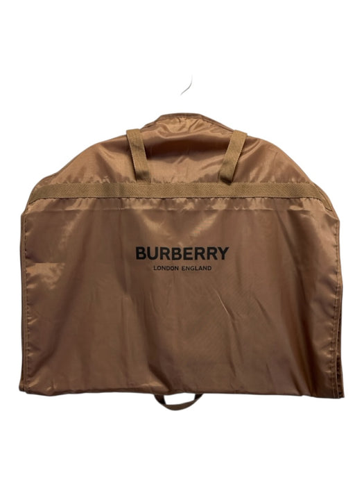 Burberry Size M Black Polyester Quilted Novacheck Lining Buttons Collar Jacket Black / M