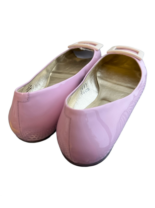 Roger Vivier Shoe Size 40 Purple Patent Leather Square Buckle Square Toe Shoes Purple / 40