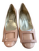 Roger Vivier Shoe Size 40 Beige Patent Leather Square Buckle Solid Pump Shoes Beige / 40