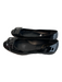 Roger Vivier Shoe Size 40 Black Leather Almond Toe Buckle Detail Flat Shoes Black / 40