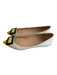 Roger Vivier Shoe Size 40 Tan & Yellow Suede Almond Toe Buckle Detail Flat Shoes Tan & Yellow / 40