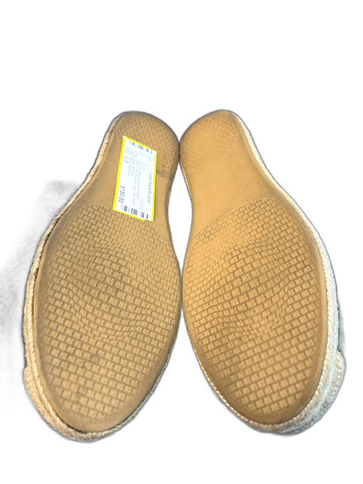 Stuart Weitzman Shoe Size 9.5 Black Manmade Material Round Toe Espadrille Shoes Black / 9.5