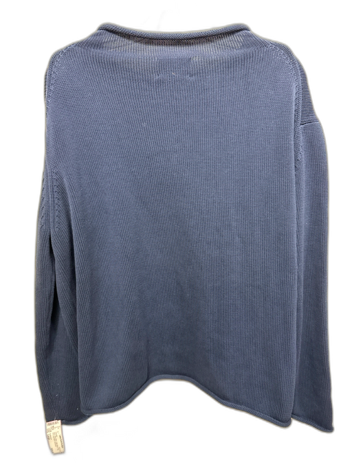 Tuckernuck Size Large Navy, Red, White Cotton Blend Flag Knit Sweater Navy, Red, White / Large