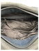 Brunello Cucinelli Gray Leather Top Zipper Side Pocket Seam Detail Bag Gray / Medium