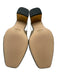 Kurt Geiger Shoe Size 36.5 Black, White & Gold textile upper Logo Slingbacks Black, White & Gold / 36.5