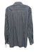 Bugatchi Size XL Black & White Striped Button Down Men's Long Sleeve Shirt Black & White / XL