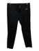 Gucci Size 38 Black Cotton Trouser Low Rise 2 Button Skinny Pants Black / 38