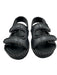 Bottega Veneta Shoe Size 38 Gray & Black Nappa Leather Rubber Sole Sandals Gray & Black / 38