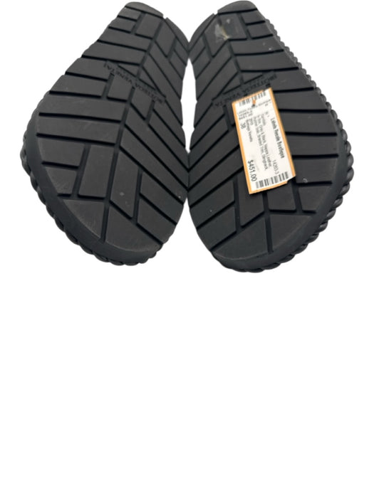Bottega Veneta Shoe Size 38 Gray & Black Nappa Leather Rubber Sole Sandals Gray & Black / 38
