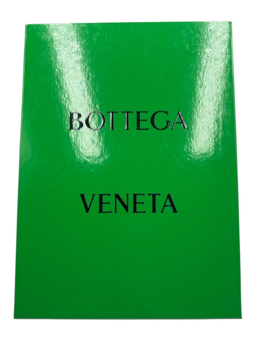 Bottega Veneta Shoe Size 38 Green & Gold Leather Net Chain Detail Sandals Green & Gold / 38