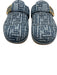 Fendi Shoe Size 38 Blue textile upper Denim Monogram Buckle Mule Flats Blue / 38