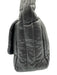 Balenciaga Black Leather Quilted Silver Hardware Logo Shoulder Bag Black / Medium