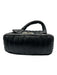 Balenciaga Black Leather Quilted Silver Hardware Logo Shoulder Bag Black / Medium