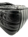 Balenciaga Black Leather Quilted Silver Hardware Logo Shoulder Bag Black / Medium