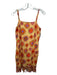 Farm Rio Size M Yellow, Orange, Multi Cotton Sleeveless All Over Print Dress Yellow, Orange, Multi / M