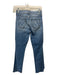 Mother Size 24 Light Wash Cotton Denim Raw Hem Straight Leg Jeans Light Wash / 24