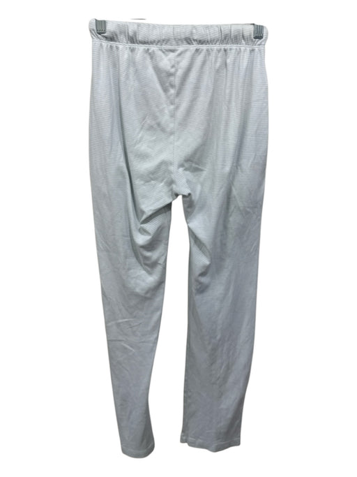 Lake Size XXS Blue & White Pima Cotton Elastic Drawstring Waist Pajama Pants Blue & White / XXS
