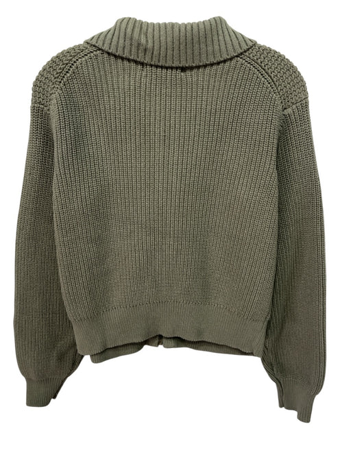 Banana Republic Size Small Sage green Cotton Blend Long Sleeve Knit Cardigan Sage green / Small