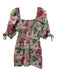 Cleobella Size S Green, Pink, Multi Organic Cotton Smocked Back Abstract Dress Green, Pink, Multi / S