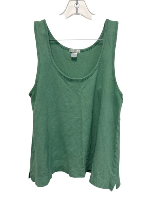 Lake Size Small Light Green Cotton Sleeveless Textured Tank Pant Set Light Green / Small