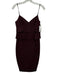 Gianni Bini Size 0 Burgundy Purple Acetate & Polyester Spaghetti Strap Dress Burgundy Purple / 0
