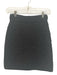 Maje Size 36 Black Viscose Back Zip Crochet High Waist Mini Skirt Black / 36