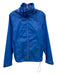 Columbia Size S Blue Nylon Hood Zip Up Raincoat Jacket Blue / S