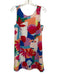 CROSBY by Mollie Burch Size S White & Multi Missing Fabric Tag Sleeveless Dress White & Multi / S