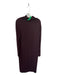 COS Size M Maroon Wool Mock Neck Long Sleeve Maxi Dress Maroon / M