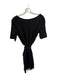 COS Size Est M Black Polyester Blend Short Sleeve Belted Maxi Dress Black / Est M