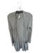 Halogen Size M Gray Viscose Blend Open Front Front Pockets Duster Sweater Gray / M