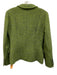 Style Paris Size 38 Lime Green & Gray Wool Blend Button Front Blazer Skirt Set Lime Green & Gray / 38