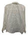 Brunello Cucinelli Size Est Small White Long Sleeve Button Front Collar Top White / Est Small