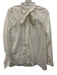 Brunello Cucinelli Size Est Small White Long Sleeve Button Front Collar Top White / Est Small