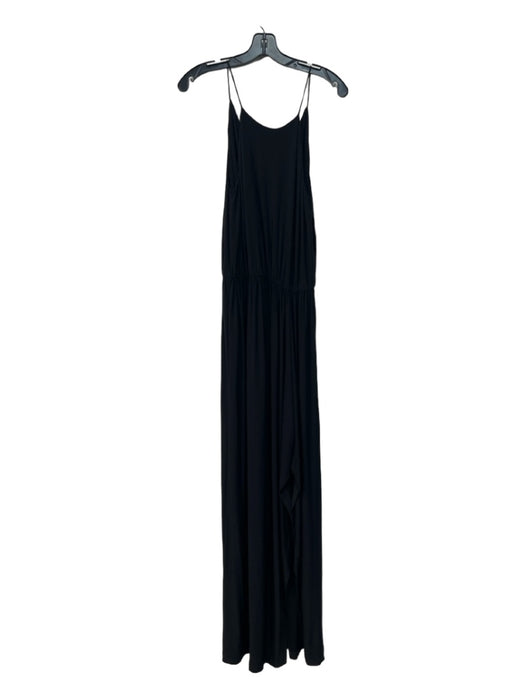 t-bags Size XS Black Polyester Blend Spaghetti Strap Sleeveless Maxi Dress Black / XS