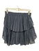 Love Shack Fancy Size Small Navy & Blue Viscose & Cotton Elastic Waist Skirt Navy & Blue / Small