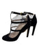 Jimmy Choo Shoe Size 38 Black Suede & Patent Leather Round Toe T Strap Pumps Black / 38