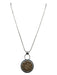 Dawn Middleton Silver & Bronze 925 Silver Bronze Leaf Pendant Necklace Silver & Bronze