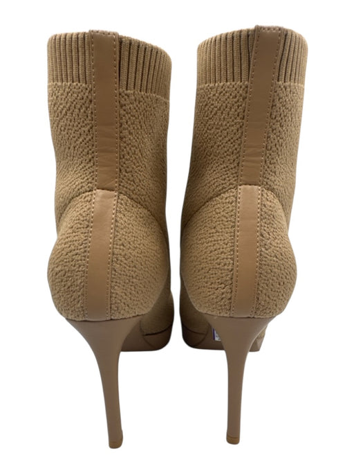 Cosy Island Shoe Size 9 Beige textile upper Stretch Knit Sock Platform Boots Beige / 9