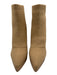 Cosy Island Shoe Size 9 Beige textile upper Stretch Knit Sock Platform Boots Beige / 9