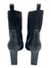 Cosy Island Shoe Size 9 Black Leather & Textile Upper Strap Detail Sock Boots Black / 9
