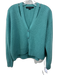 Skull Cashmere Size S Teal Blue Cashmere Ribbed Shoulder Cut Out Cardigan Teal Blue / S