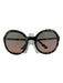 Prada Acetate Tortoiseshell Oval Case Inc. Sunglasses